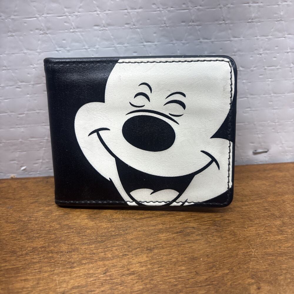 Disney Buckle Down Mickey Mouse Gloves/Hands Bi-Fold Wallet